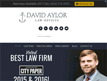 Tablet Screenshot of davidaylor.com